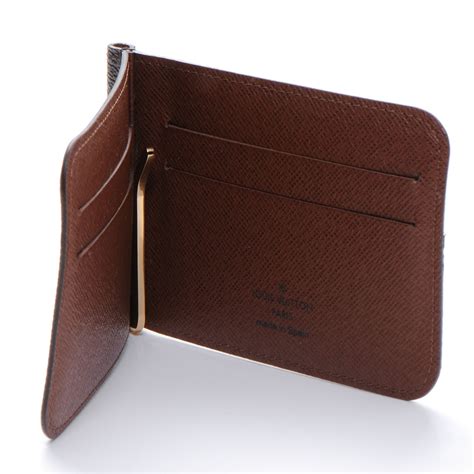 louis vuitton men's wallet with money clip|louis vuitton trifold wallet.